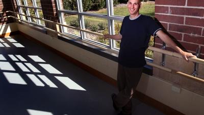 kennet oberly at the ballet barre