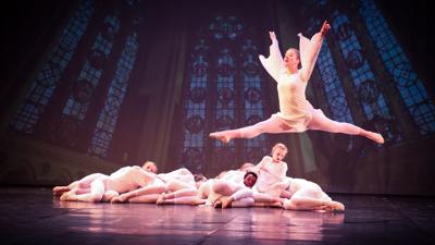 mozarts requiem dancers perform on stage